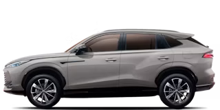MG HS gris, vista lateral