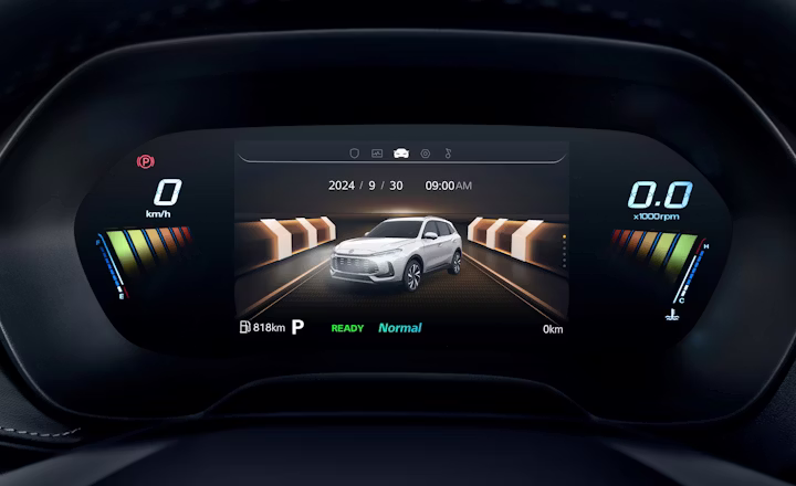 Pantalla interior MG ZS Hybrid+