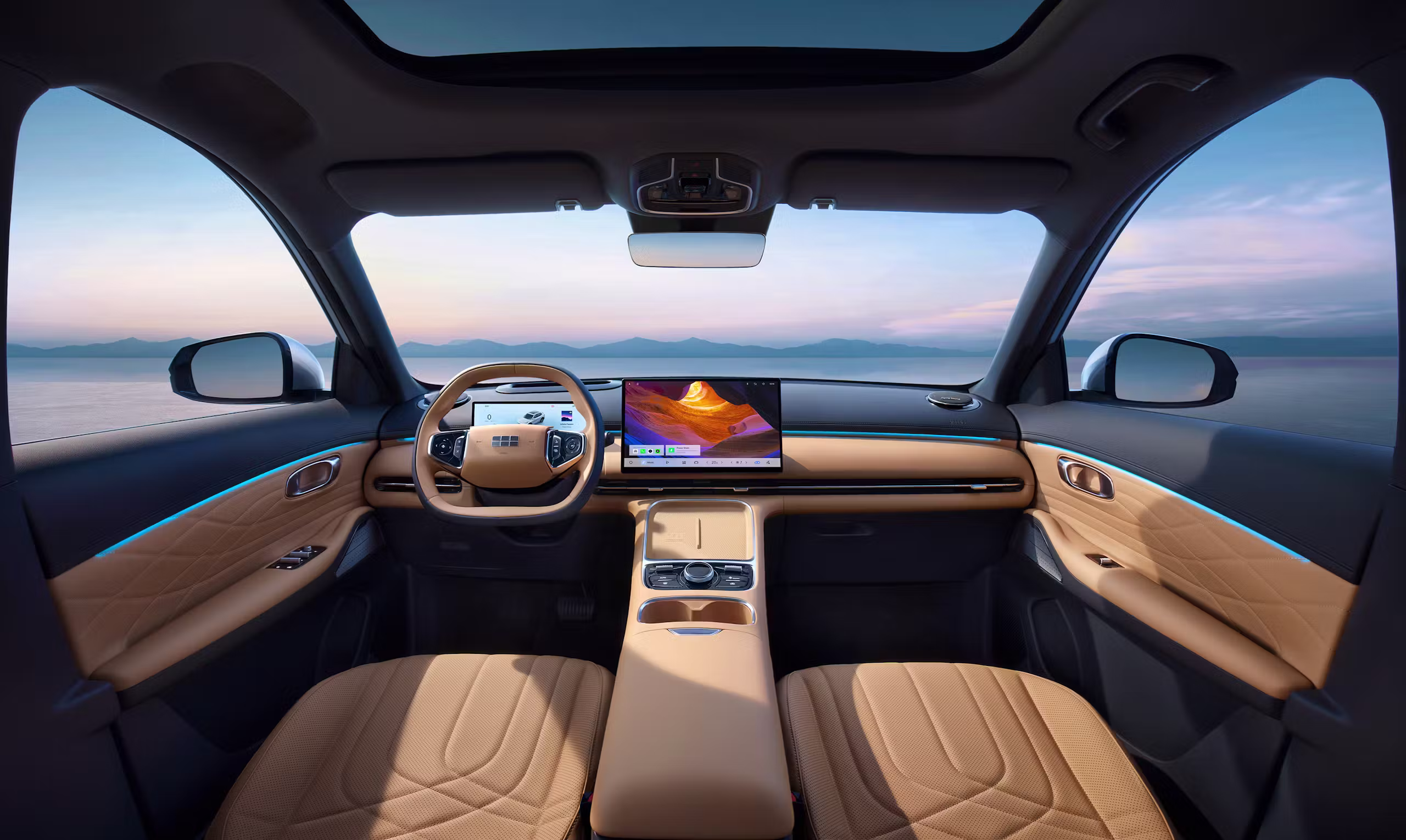 Experiencia digital inmersiva del GEELY STARRAY EM-i