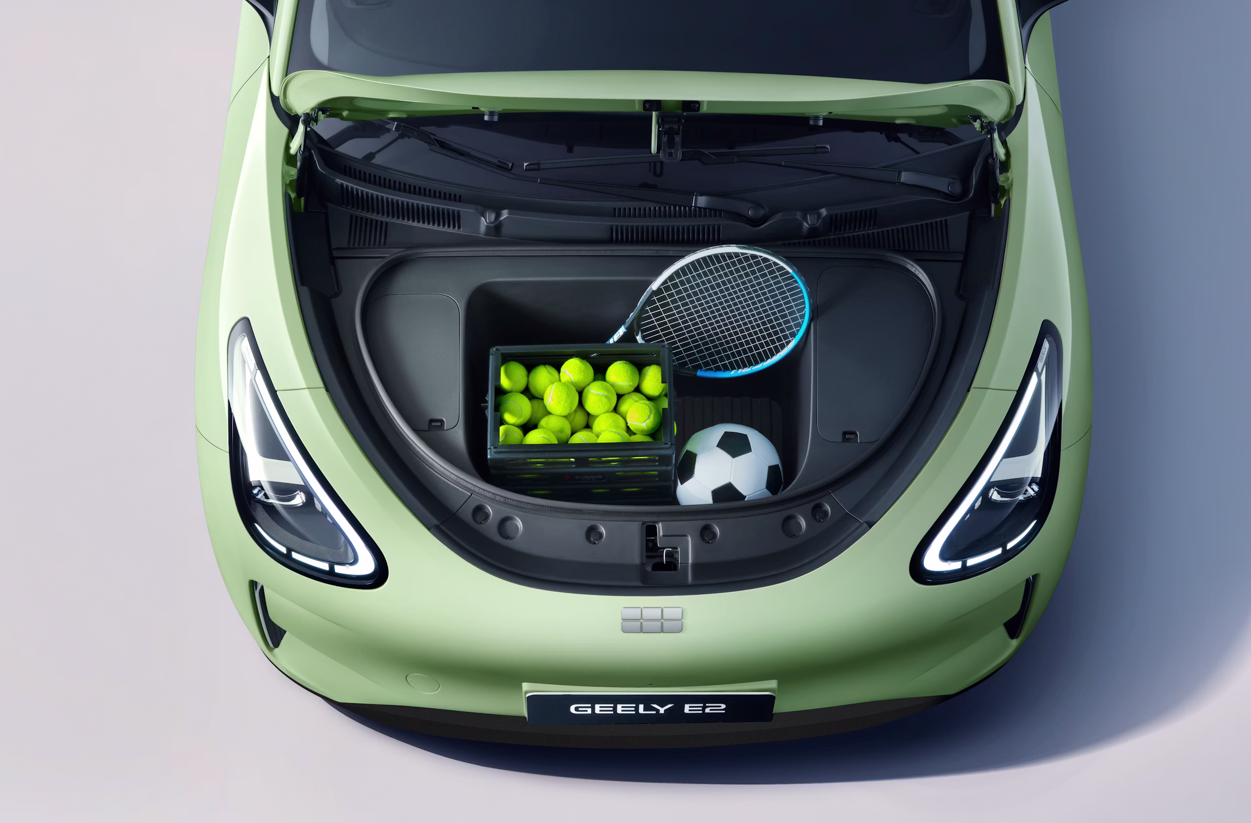 Diseño exterior del nuevo GEELY E2