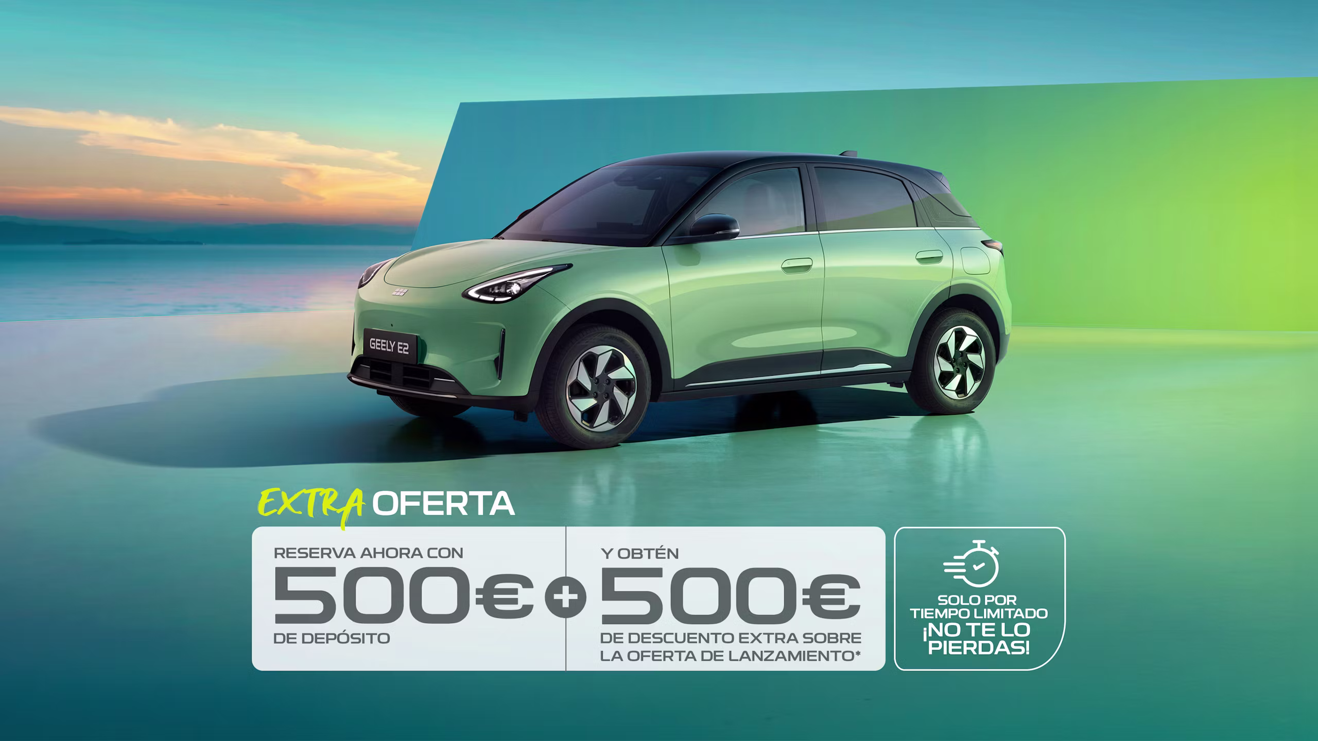 Pre-booking extraordinario del nuevo GEELY E2