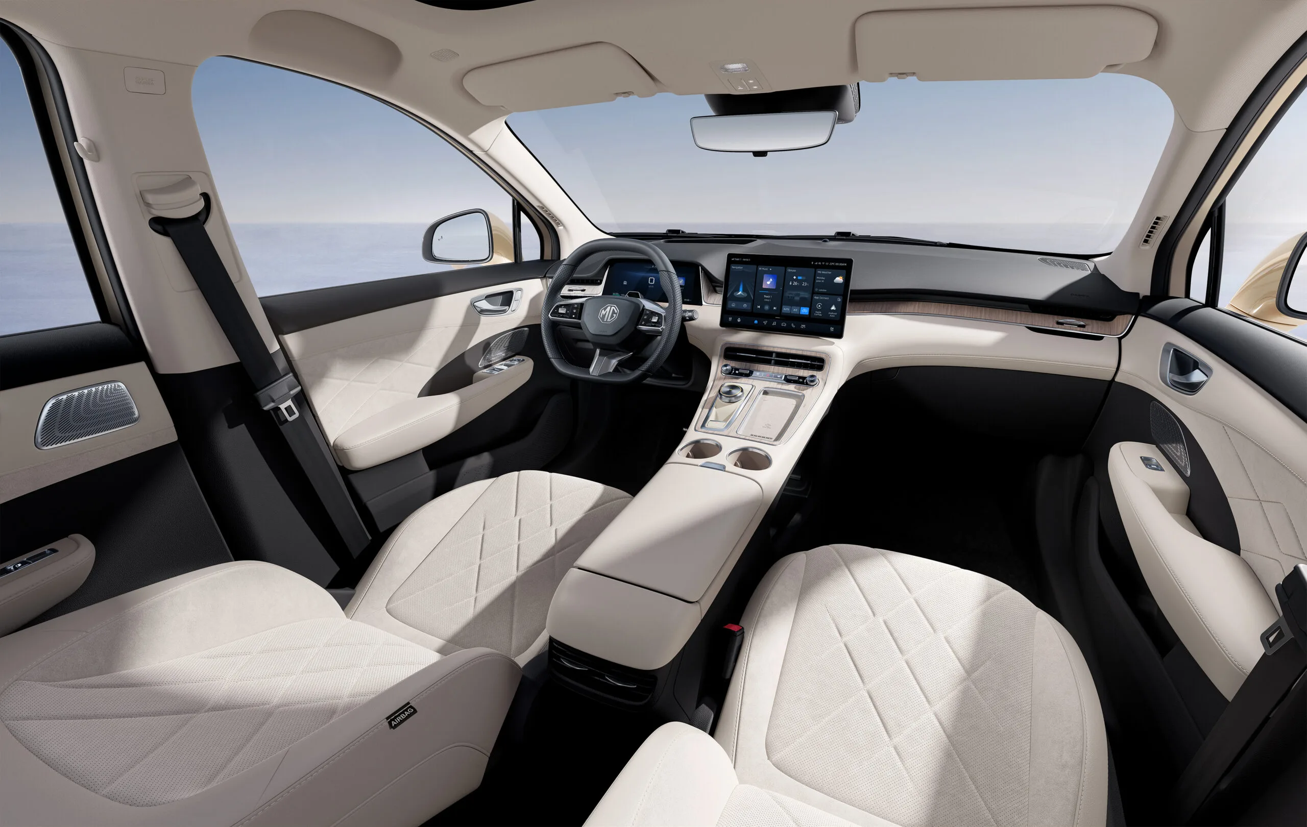 Interior tecnológico Nuevo MGS6 EV