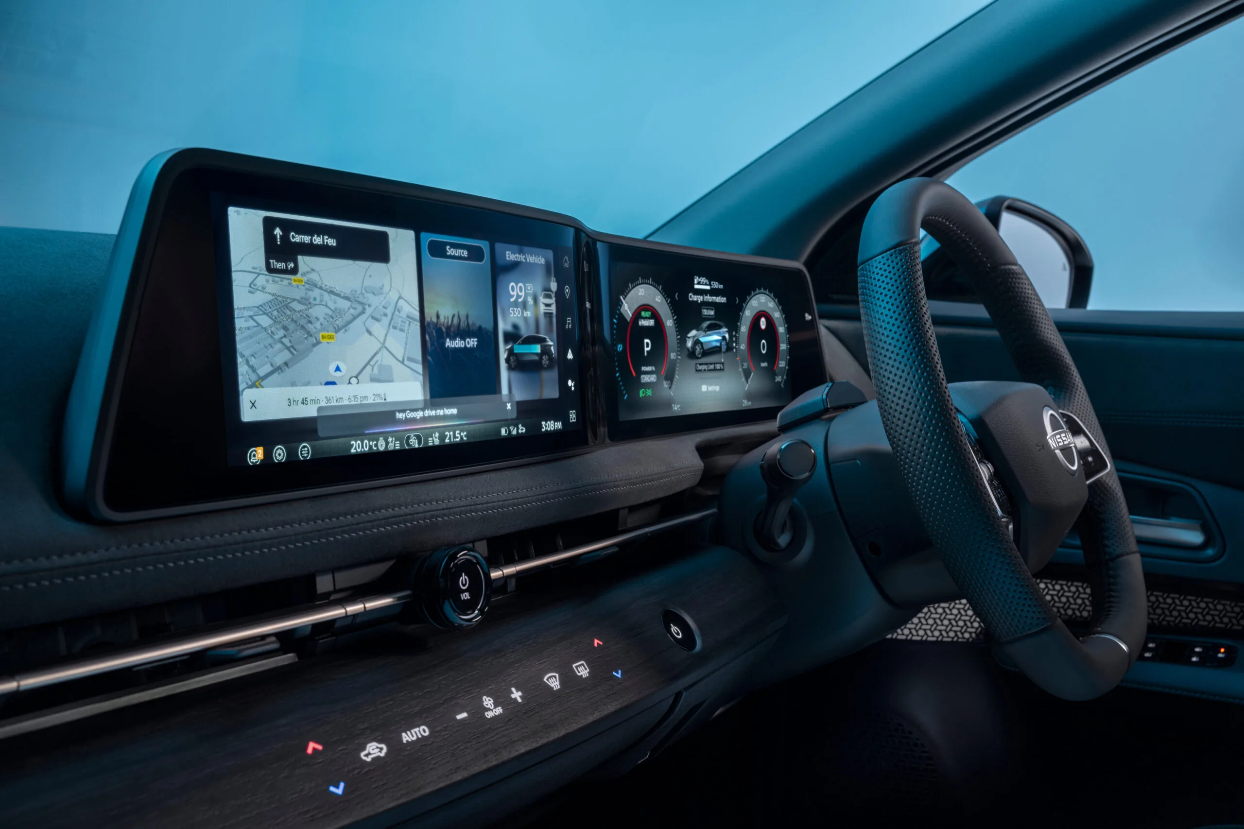 Pantalla interior Nissan