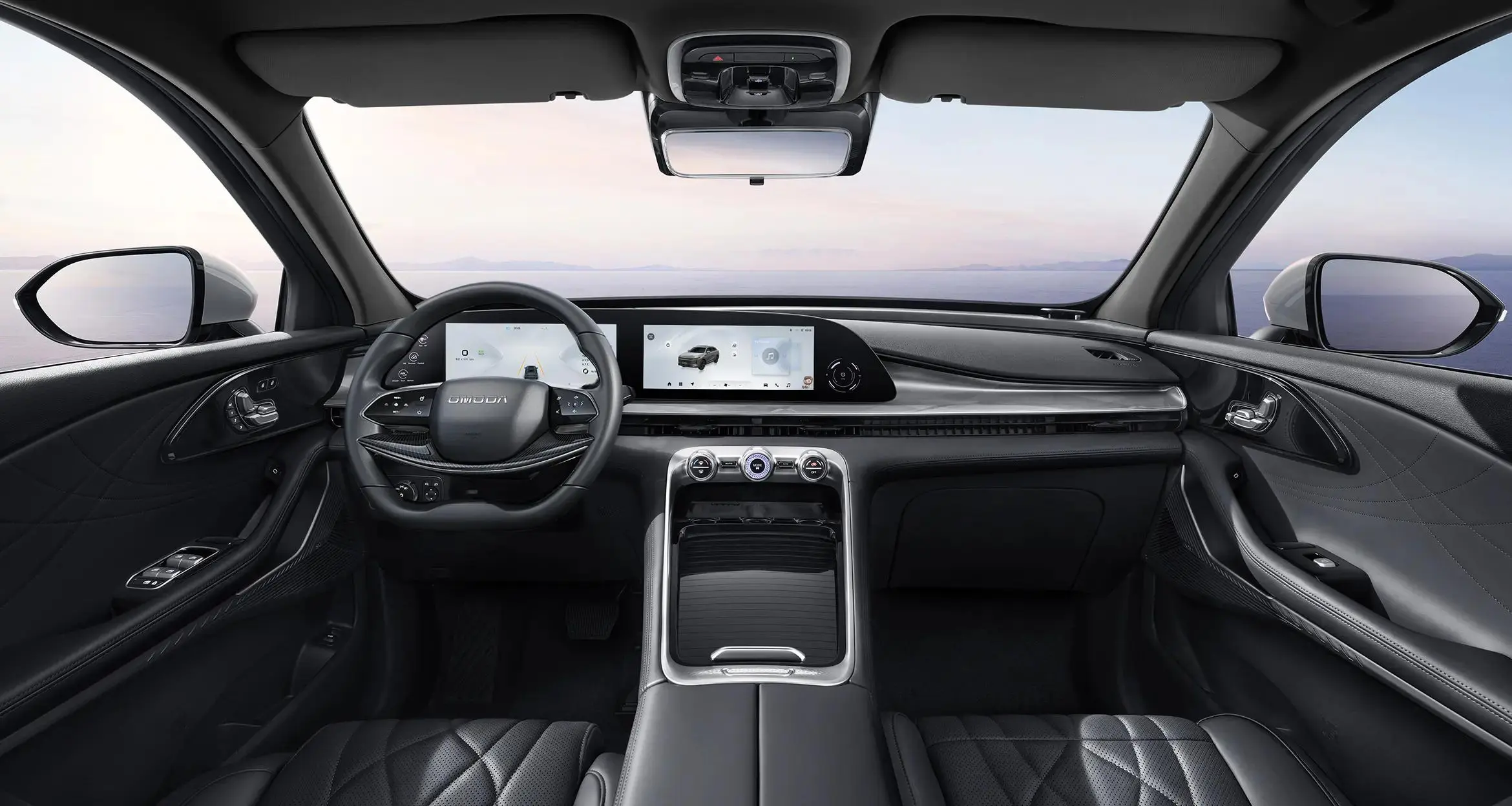 Interior OMODA 9 SHS cabina tecnológica premium