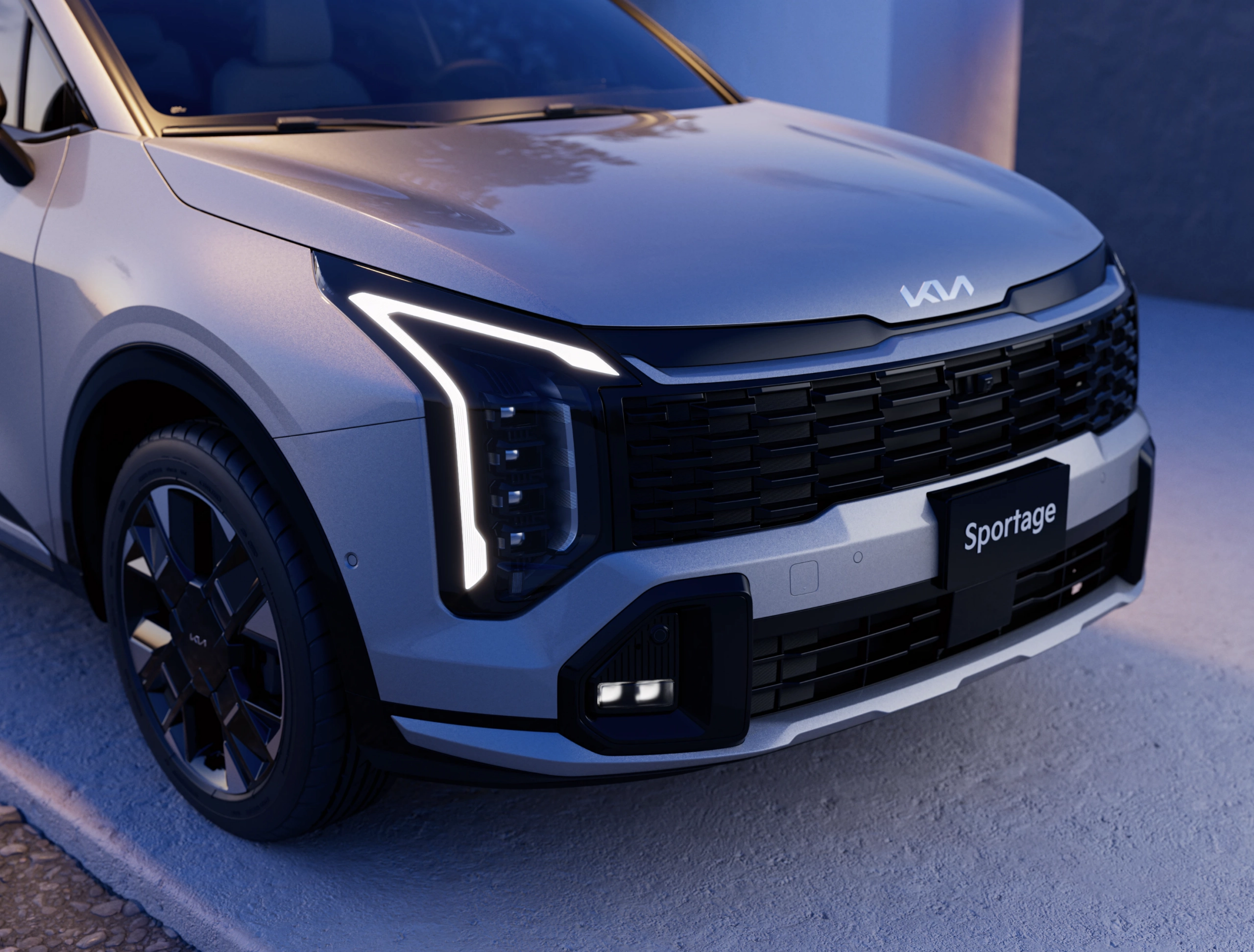 Plano detalle del Kia Sportage Black Edition