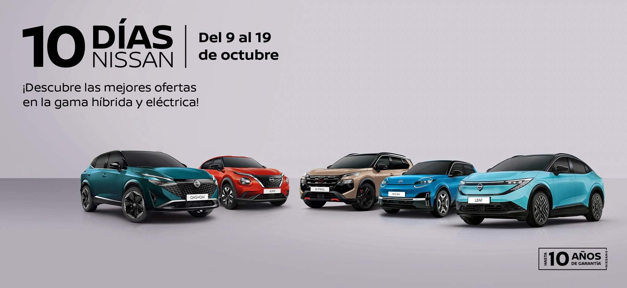 10 Días Nissan · Del 9 al 19 de octubre